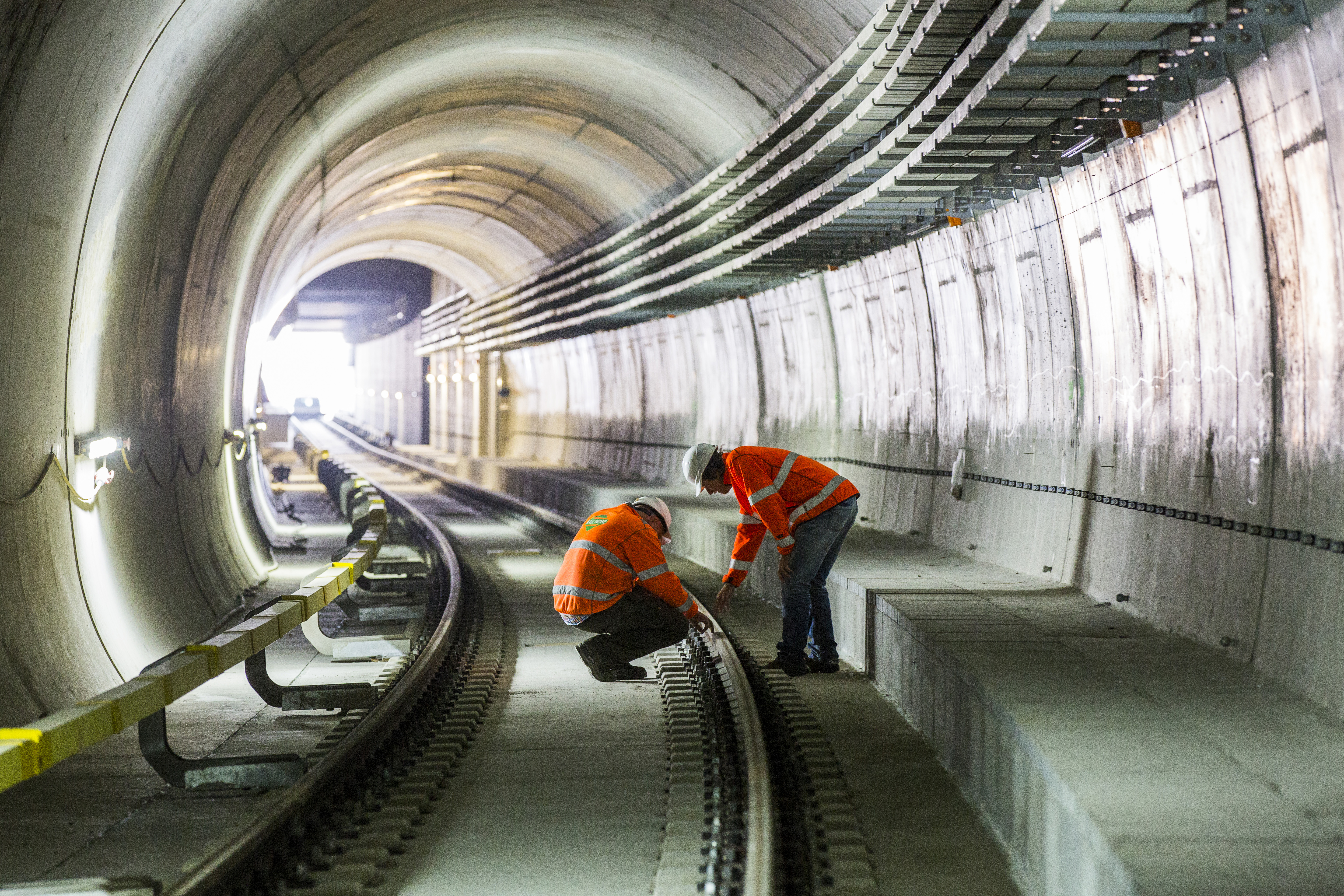 U-Bahnneubau Linie U1 - Bahnbau