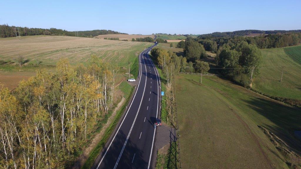 Silnice II/602 – rekonstrukce úseku Pelhřimov – hranice kraje - Straßen- und Brückenbau